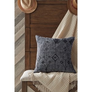 The Pillow Collection Phedora Floral Pillow Black White The Pillow Collection Phedora Floral Pillow Black White